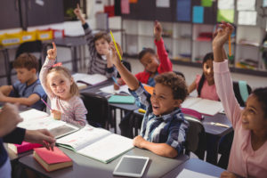 Image of kids in a classroom