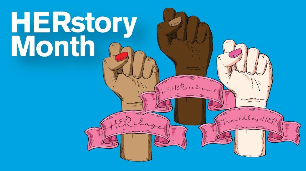 HERstory month graphic