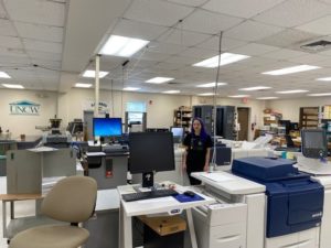 UNCW Print Shop Staff & Equipment