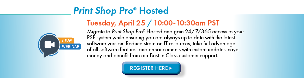 Slide Banners -Print Shop Pro Hosted
