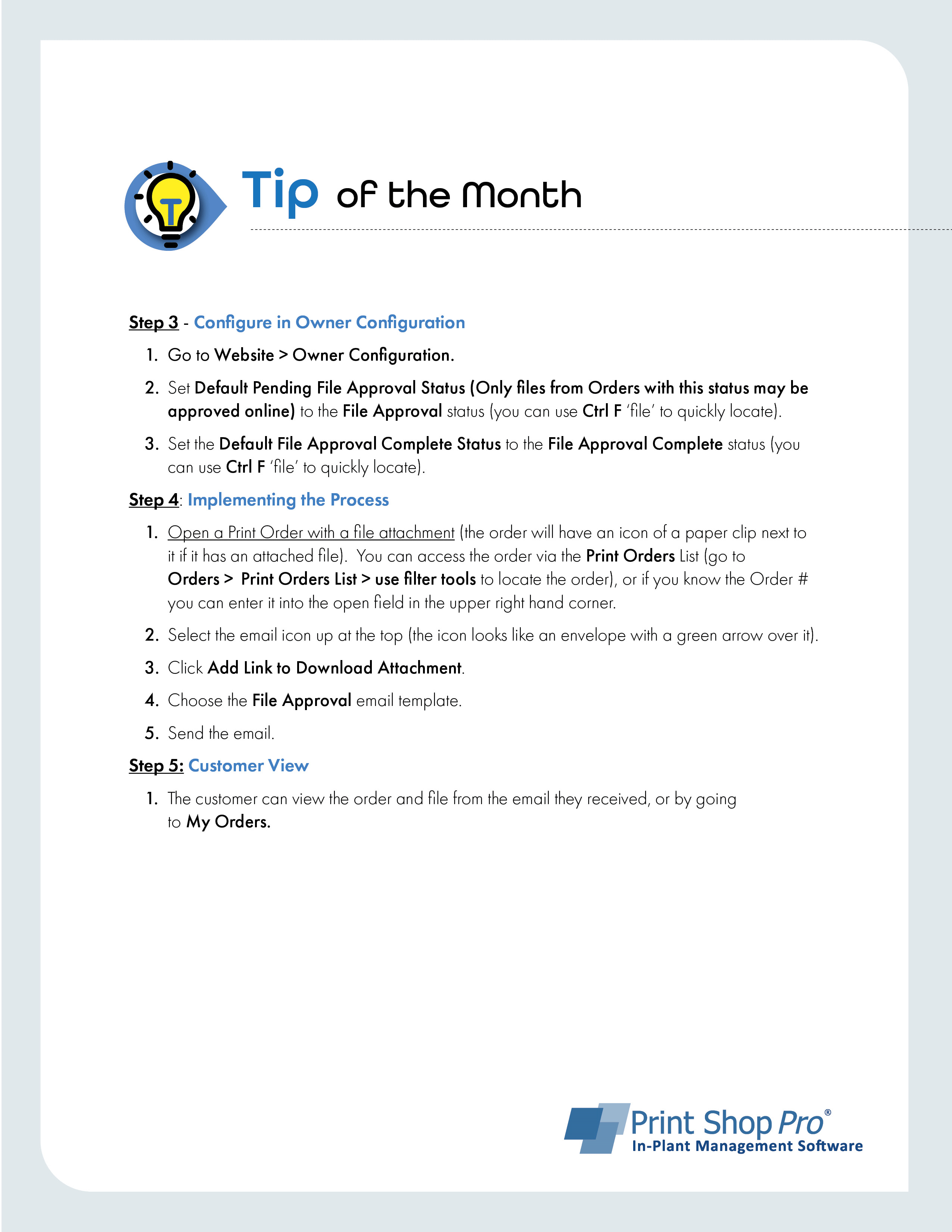 October Tip of the Month page 2