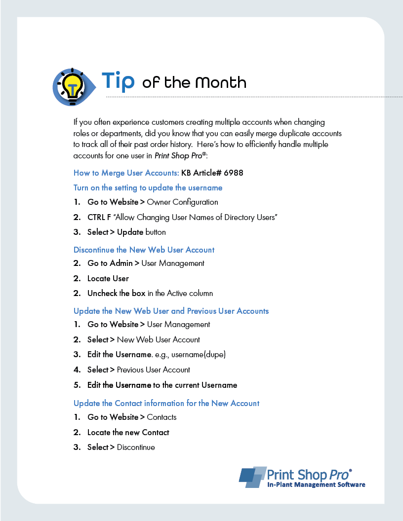 January 2024 Tip of the Month Content