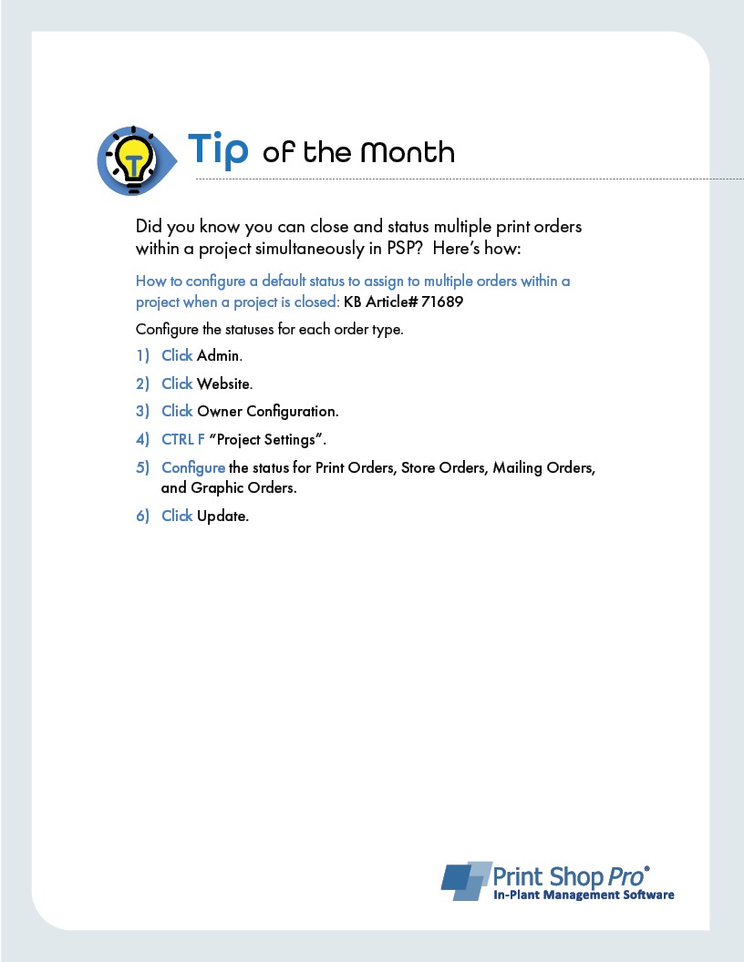 April 2024 Tip of the Month
